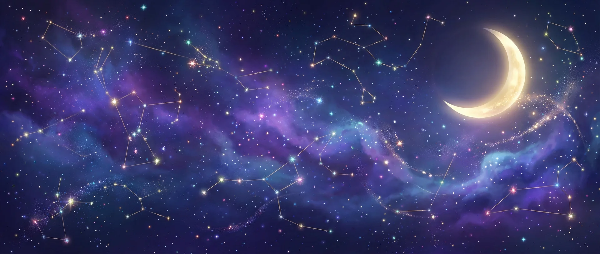 星空背景 - 51品茶app | 每日星座运势与塔罗占卜